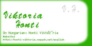 viktoria honti business card